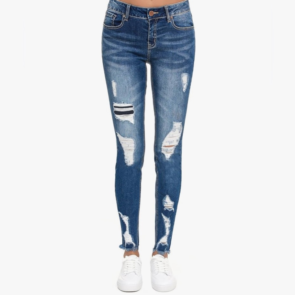 Women’s Distressed Blue Jeans size 14